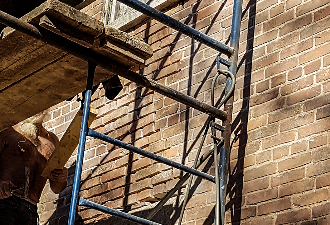 Repointing an entire section